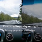 Lagwiuy Universal 2  52mm Water Temp Gauge Automotive  100-250    Red Pointer 