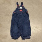 Vintage Oshkosh Baby Bgosh Overalls Size 24months Floral Print Toddler