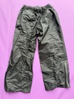 L l  Bean Tek Waterproof Rain Pants Size Kids Size 5-6 Black Elastic Waist