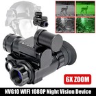 Nvg10 Night Vision Goggles Monocular Wifi Helmet Mount Rifle Scope Hunting