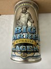 25 Oz Big Barrel Australian Lager Steel Beer Can - Ex  Cond                