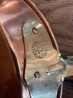 Vintage Copper Pans With Brass Handles Set Of 2
