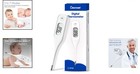 Portable Waterproof Digital Thermometer - Fever Alarm For Fast Accurate Readings