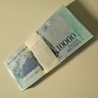 Venezuela 10000 Bolivar Fuerte 2017 P 98b  Unc X 100 Pcs Bundle