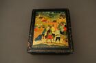 Antique Russian Papier Mache Lacquer Box