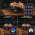 Slr102 Led Rgbw Smart Bistro Acrylic String Lights Color Changing Outdoor Weathe