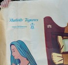 Vintage U-bild Enterprises Nativity Figures Set Pattern No 154 167- Lot Of 5