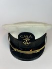 Vintage California Maritime Academy Cadet Hat Bancroft Cap Cma Anchor Patch