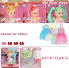 Doll House  Dream Dollhouse For Girls Pretend-play Diy Kit -    