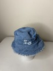 Y2k Blue s Clues Toddler Denim Bucket Hat 4-6x 100  Cotton Embroidered Vintage