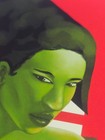 Original Portrait Art Print   4x4 Inches