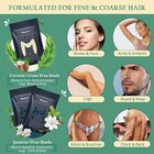 Hard Wax Beads Pack Of 3 Hair Removal Wax Beans Refill - Brazilian Bikini Wax   