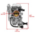 Caltric Carburetor Carb For Kawasaki Bayou 400 Klf400b 4x4 1993-1999
