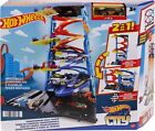 Hot Wheels City Toy Car Track Set  Transforming Race Tower  Single To Dual-mode