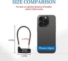 Combination Lock Cable Lock With 4 Digits Cabinet Lock With 7  Durable Cable