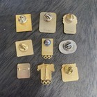 Lot Of 9 1984 Los Angeles Olympics Pins Vons M m   s Perrier