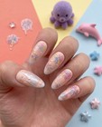 Set Of 5d Princess Castle Nail Stickers Character Themed Nail Art Stickers