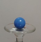 Htf Mf Christensen Agate Deep Blue Vintage Opaque Toy Marble Size  600  Mint