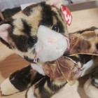 Ty Classic Fiddles Cat Plush Brown Leopard Spotted Calico Stuffed Kitten 2006