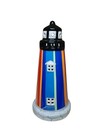 Lighthouse Gift With Lighting Ceramic Lighthouse Lighted Up Lighthouse Blue