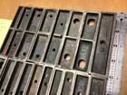 Metal Letterpress Furniture - 18 Pieces  All 25 Pica - Lot T
