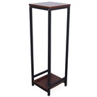 Tall Pedestal Metal Plant Stand Flower Pot Holder Indoor Outdoor Garden Yard
