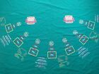 Vintage Three Card Poker Championship Felt Layout 4 x 6   Last One 