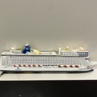 New Norwegian Ncl Epic Keychain Cruise Line Ship Replica Model Resin Key Chain