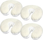 4 Pcs Massage Face Cradle Cover Fleece Massage Table Face Cover Facial Bed Pi   