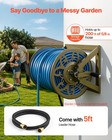 Vevor Wall Mounted Garden Hose Reel Holds 200 Feet Of 5 8-inch Hose For Backyard
