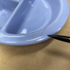 Vintage Ceramic Pottery Baby Food Warming Feeding Dish Bowl Hole For Warm Water