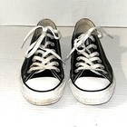 Converse Chuck Taylor All Star Leather Black Men Us 5 Womens 7 Sneakers Casual