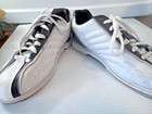 Dexter Groove Size 7 5  Women s Bowling Shoes White black Excellent Condition