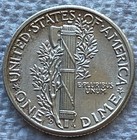 1944 - D Mercury Dime Silver High Grade Ms  Fb  Nice 