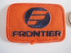 Frontier Airlines Patch Orange W  Blue 3  X 2 
