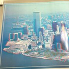Vintage New York City Skyline Anaglyph 3d Poster 24  X 16  1986 Usa W  Glasses