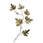 Brass English Ivy Wall Decor Set Of 3 Spray Swag Vintage