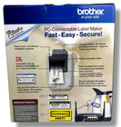 Brother P-touch Pt-2430pc Plug   Label Printer Professional Prints From Pc New