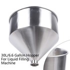 30l   6 6 Gallon Hopper Stainless Steel Funnel For Liquid Filling Machine Usa