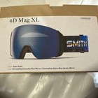 Smith 4d Mag Xl Snow Goggles Open Road  Chromapop Everyday Blue Lens   Bonus New