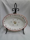 Tripar York Mahogany Metal Table Top Large Stand For One Bowl   Platter  12 1 4 