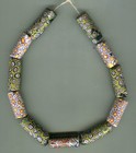 African Trade Beads Vintage Antique Venetian Glass Beads Millefiori Mixed