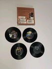 In Box 2018 Ac Dc Set 4 Mini Lp Coasters Back In Black Highway To Hell Powerage