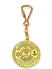 40 Year Perpetual Calendar Keychain 1998-2037 Brass Nautical Boat Ship Keyring