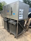 Howe Cp2500 Mobile Express Ice Machine Storage Bin W transport Carts  Expansion