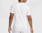 Nike Men   s Sz L Court Dri-fit Rafa Nadal T-shirt White Tennis Hj0528-100