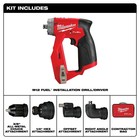 Milwaukee 2505-80 M12 Fuel 12v 4-in-1 Install Drill driver -bare Tool - Recon
