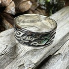 Celtic Raven Ring Scottish Irish Pagan Wicca Sterling Silver 925 Ring