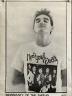 Vtg 1980 s Morrissey Of The Smiths New York Dolls Rough Trade Poster 25x35 Rare