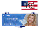 Azdent Dental Orthodontic Clear Ceramic Bracket Braces Roth 0 022 Hooks 3 4 5